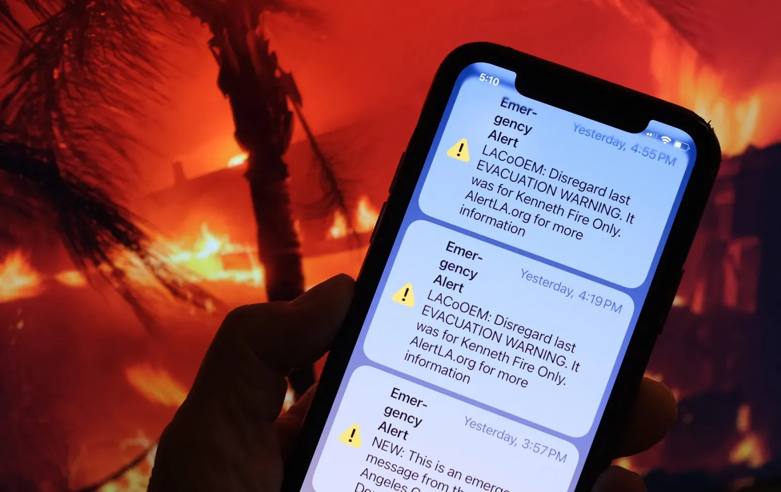 Alertas de Evacuação Enviados Erradamente Devido a Erro de Software